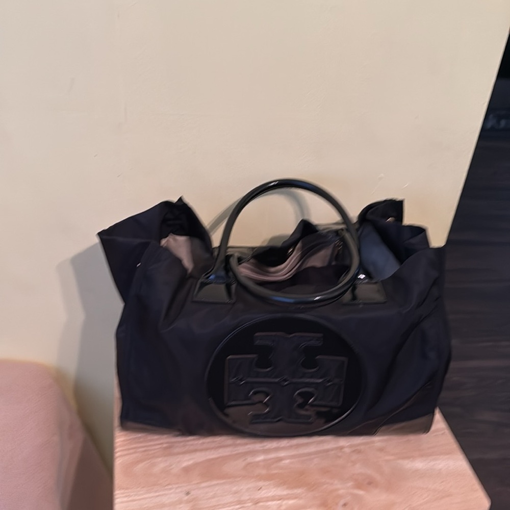 Tory Burch blk Ella nylon large bag - Picture 2 of 8